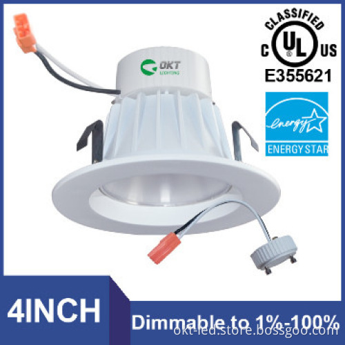 Energy Star led recessed Epistar high CRI 9W 4inch smd led downlight